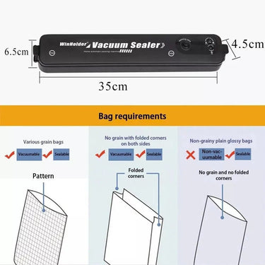3 - in - 1 Portable Vacuum Sealer Machine - InspiredGrabs.com